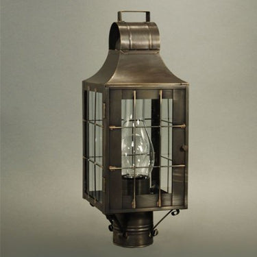 Northeast Lantern 9233-CIM Culvert Top H-Rod Post Medium Base Socket - Crescent Harbor