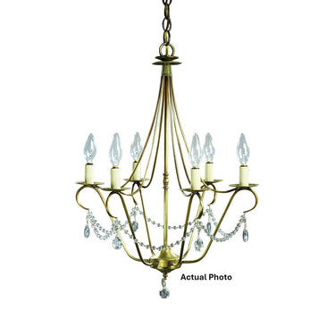 Northeast Lantern 929-LT6 Hanging 6 Light Candelabra Sockets 1