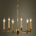 Northeast Lantern 935-LT6 Signature 6 Light 19 inch Chandelier Ceiling Light - Crescent Harbor