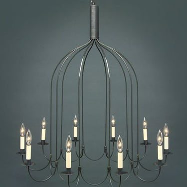 Northeast Lantern 939-LT10 Signature 10 Light 36 inch Chandelier Ceiling Light - Crescent Harbor