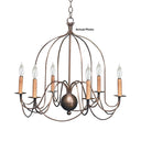 Northeast Lantern 940-LT6 Signature 6 Light 26 inch Chandelier Ceiling Light 1