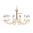 Northeast Lantern 952-LT12 Signature 12 Light 34 inch Chandelier Ceiling Light 1