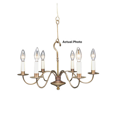 Northeast Lantern 982-LT6 Signature 6 Light 21 inch Chandelier Ceiling Light 1