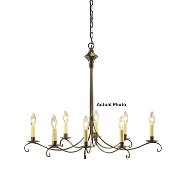Northeast Lantern 983V-LT8 Signature 6 Light 24 inch Chandelier Ceiling Light in 8 1