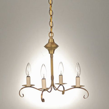 Northeast Lantern 984-LT4 Signature 4 Light 16 inch Chandelier Ceiling Light - Crescent Harbor
