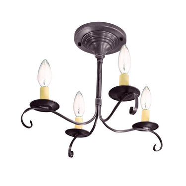 Northeast Lantern 984F-LT4 Signature 4 Light 16 inch Chandelier Ceiling Light 4