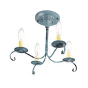 Northeast Lantern 984F-LT4 Signature 4 Light 16 inch Chandelier Ceiling Light 5