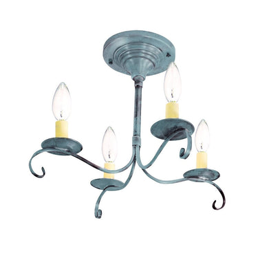 Northeast Lantern 984F-LT4 Signature 4 Light 16 inch Chandelier Ceiling Light 5