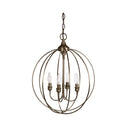 Northeast Lantern CH904-LT4 Signature 4 Light 17 inch Chandelier Ceiling Light 2