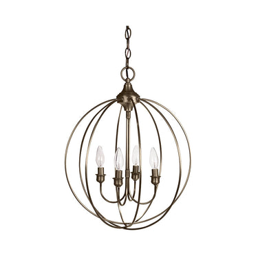 Northeast Lantern CH904-LT4 Signature 4 Light 17 inch Chandelier Ceiling Light 2