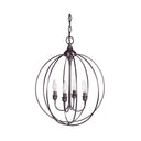 Northeast Lantern CH904-LT4 Signature 4 Light 17 inch Chandelier Ceiling Light 3