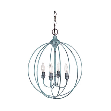 Northeast Lantern CH904-LT4 Signature 4 Light 17 inch Chandelier Ceiling Light 4