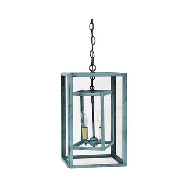 Northeast Lantern SS1016-LT2 Square Hanging Inside Square 2 Light Candelabra 14