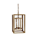 Northeast Lantern SS1016-LT2 Square Hanging Inside Square 2 Light Candelabra 3