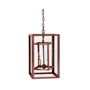 Northeast Lantern SS1016-LT2 Square Hanging Inside Square 2 Light Candelabra 5