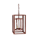 Northeast Lantern SS1016-LT2 Square Hanging Inside Square 2 Light Candelabra 6