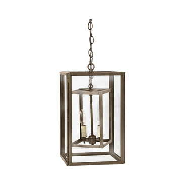 Northeast Lantern SS1016-LT2 Square Hanging Inside Square 2 Light Candelabra 7