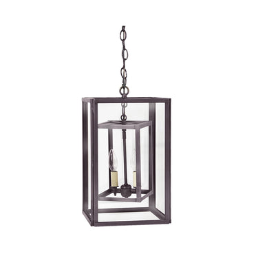 Northeast Lantern SS1016-LT2 Square Hanging Inside Square 2 Light Candelabra 10