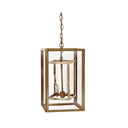 Northeast Lantern SS1016-LT2 Square Hanging Inside Square 2 Light Candelabra 1