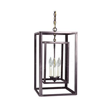 Northeast Lantern SS1220-LT3 Square Hanging Inside Square 3 Light Candelabra 11