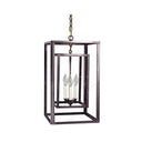 Northeast Lantern SS1220-LT3 Square Hanging Inside Square 3 Light Candelabra 12