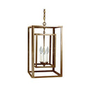 Northeast Lantern SS1220-LT3 Square Hanging Inside Square 3 Light Candelabra 3