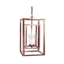 Northeast Lantern SS1220-LT3 Square Hanging Inside Square 3 Light Candelabra 4