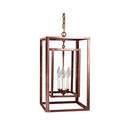 Northeast Lantern SS1220-LT3 Square Hanging Inside Square 3 Light Candelabra 6