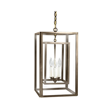 Northeast Lantern SS1220-LT3 Square Hanging Inside Square 3 Light Candelabra 7