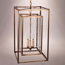 Northeast Lantern SS1424-LT3 Square Hanging Inside Square 3 Light Candelabra - Crescent Harbor
