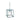 Northeast Lantern ST1213-MED Square Trapezoid Hanging Medium Base 18
