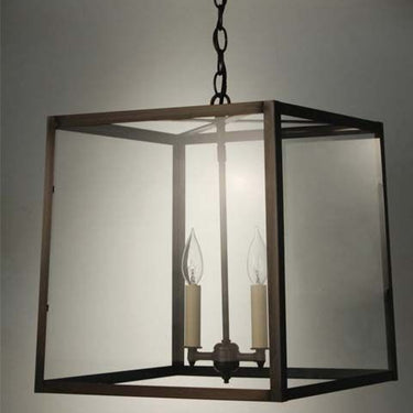Northeast Lantern ST1415-LT2 Square Trapezoid Hanging 2 Light Candelabra - Crescent Harbor