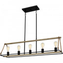 Oak Park Island Light-OKP542MBK