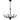 Oakley 6 Light Chandelier in Earth Black 1