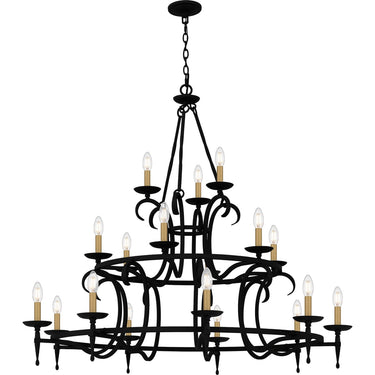Octavia 18 Light Chandelier in Earth Black 3
