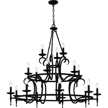 Octavia 18 Light Chandelier in Earth Black 1