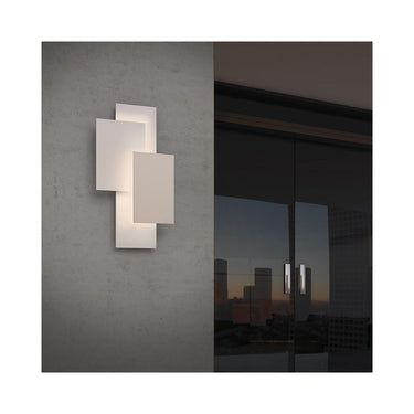 Offset Panels LED Sconce 4