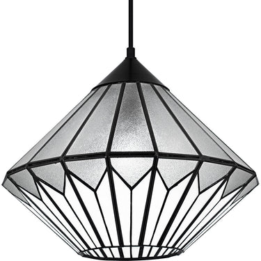 Olivier 1 Light Pendant in Matte Black 2