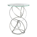 Olympus Glass Top Accent Table 