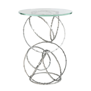 Olympus Glass Top Accent Table 