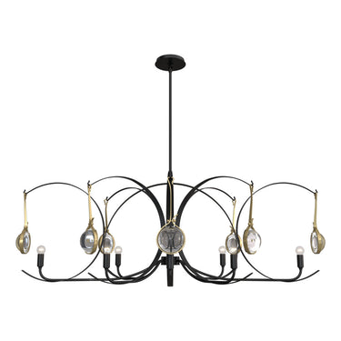Optic 8-Light Oval Pendant 24