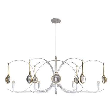 Optic 8-Light Oval Pendant 38
