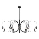 Optic 8-Light Oval Pendant 45