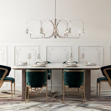 Optic 8-Light Oval Pendant 28