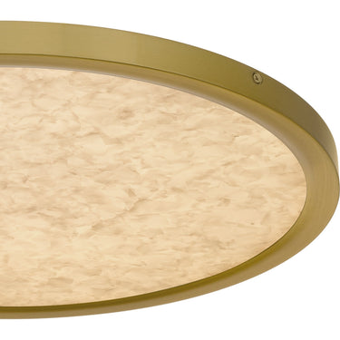 Outskirts Flush Mount in Brushed Gold 4