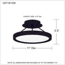 Outskirts OST1811 Semi-Flush Mount 28