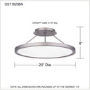 Outskirts OST1820 Semi-Flush Mount 15