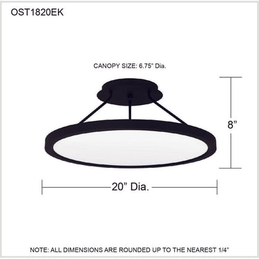 Outskirts OST1820 Semi-Flush Mount 16