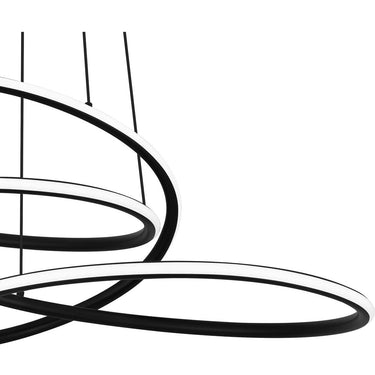 Ovard Pendant in Matte Black 1