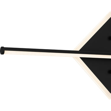 Parcelle PCPCL8525MBK Bath Light in Matte Black 3